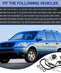 Honda Timing Belt Water Pump Kit With Beefed-Up Tensioners For Odyssey 2000-2004 shown with compatible vehicles.