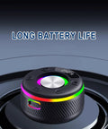 Portable Waterproof Bluetooth Speaker With HD Sound And Lit LED Display IPX7 Shower Speaker With Bluetooth 5.4 RGB Lights