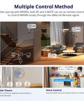 Living room with Dope Tiny 10A WiFi Smart Light Switch Module for DIY Home Automation No Hub Needed Works With Alexa and Google Home 4 Pack.