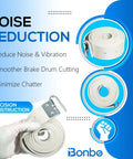 PN 80B Brake Lathe Drum Silencer Band Universal Rubber Noise Reduction Band for noise reduction and smoother cutting