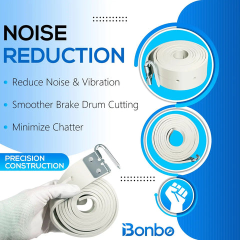 PN 80B Brake Lathe Drum Silencer Band Universal Rubber Noise Reduction Band for noise reduction and smoother cutting