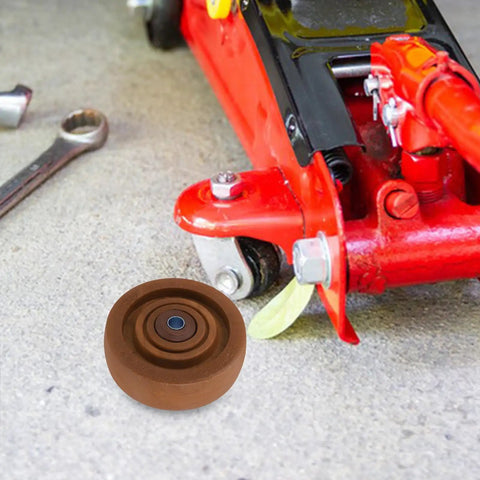 Heavy Duty 4 Inch Nylon Caster Wheel Replacement For Oven Rack And Freezer Cart, High Temperature Roller With Precision Bearing, Rock Solid Build, And Buttery Smooth Glide