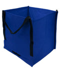 Heavy Duty Storage Tote Bag 22 Gallon Rugged Woven Polypropylene Moving Bag Reusable Self Standing Design Holds Up To 500 Pounds Blue