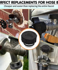 ASSE 1019-A Vacuum Breaker Repair Kit For Outdoor Faucets installed on hose bibs showing coarse thread and anti siphon valve.