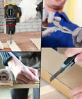 Brushless 20V Cordless Drill Set With 2 Batteries Lightweight 1.8 Pound Tool used in DIY wood and metal projects
