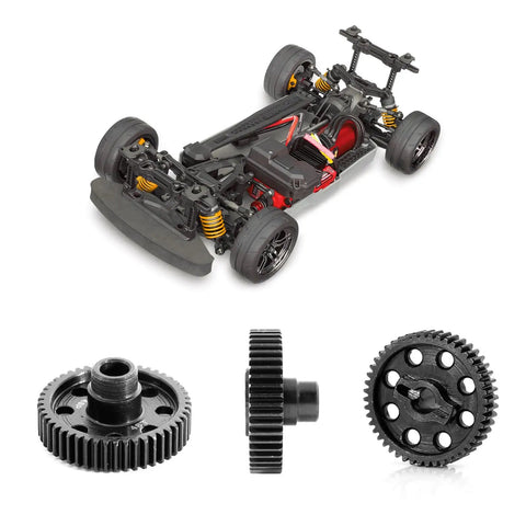 Beefed Up Hardened Steel 48P 48T Spur Gear Upgrade for One Tenth Scale RC Car Direct Replacement for Traxxas 4 Tec 2.0 3.0