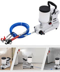 Pro Grade 1600W High Pressure Airless Paint Sprayer with 2.5L tank and 5m hose for efficient interior and exterior painting.