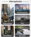Guard 101 Four Gas Monitor application in industry, mining, emergency response, home for safety