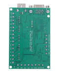 Back view of 5 Axis CNC Control Board USB Motion Controller With Optical Isolation showing circuit layout and input connections