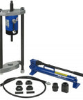 30 Ton Pro Grade Kingpin And Brake Anchor Pusher Set With Hydraulic Cylinder And 2 Speed Hand Pump For Quick Pin Replacement
