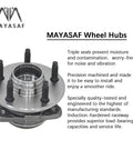 Front Wheel Hub Bearing Assembly for Ford Ranger and Mazda B4000 1998-2000 Front Disc Rear Drum 2-Wheel ABS on white background