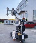 Heavy Duty Electric Glass Vacuum Lifter And 600 Lb Load Capacity Suction Hoist With Wireless Remote Controller for easy panel lifting outside.