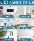 Wide range of use areas for All In One Wall Repair Patch Kit, including office, bathroom, classroom, kitchen, outdoor, and home settings.