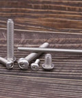 Hella Smooth M6 Button Head Socket Cap Screws 304 Stainless Steel 18 8 Allen Hex Drive Full Thread 10mm Length showing various sizes.
