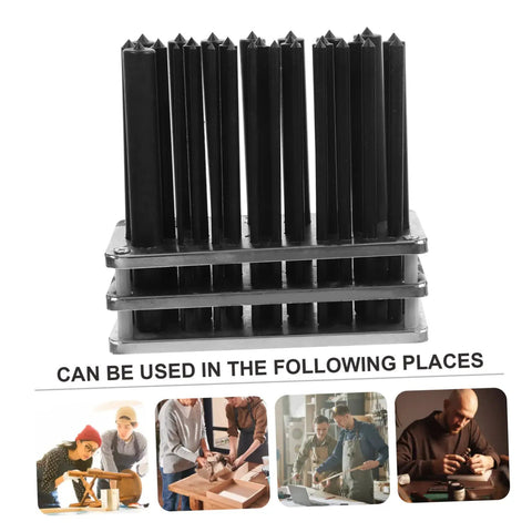 Cylindrical Punch Tool Set With Transfer Punch Kit Oxide Finish For Durability Pro Grade For Machinists And Home Projects Easy To Use DIY Friendly Portable And Rugged displayed with sample use scenarios