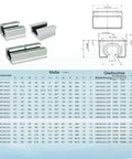 Linear Rail Kit With Two 1000mm SBR20 Rails And Four SBR20UU Carriage Blocks for DIY CNC Routers product with technical diagram