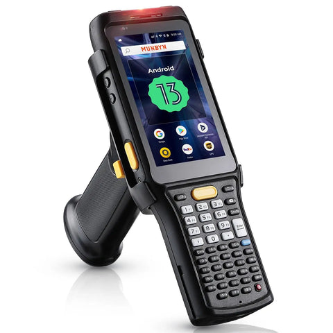 Beast Mode Long Range Android 13 PDA Barcode Scanner with Zebra 4850, pistol grip for warehouse inventory management
