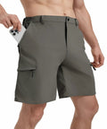 Men's Hiking Cargo Shorts 9 Inch Stretch Quick Dry Lightweight Outdoor Work Shorts With Six Pockets For Travel Camping Golf And Fishing Dark Gray All Day Comfort