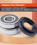 Tough As Nails Front Load Washer Tub Bearing Seal Kit Built Like Steel Solid Upgrade For LG And Kenmore Washers No Sweat Replacement For 4280En4001G Models featuring steel bearings and seal components.