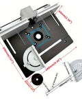 Dead On Precision Router Lift Kit For Woodworking Tables Featuring Rust Proof Aluminum Insert Plate and No Sweat Adjustment Dial, measuring 200mm x 240mm.