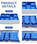 Dispenser Drawer Assembly For Front Load Washer Replaces WH42X34717 White Durable ABS Plastic With Smooth Sliding Fit Compatible With Matching Replacement Parts WH42X34191 And Related Models front view