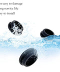 125Pcs Black Silicone Rubber Plugs Set For Round Holes Ideal For Car Wiring, furniture replacement, durable elastic silicone plugs in water