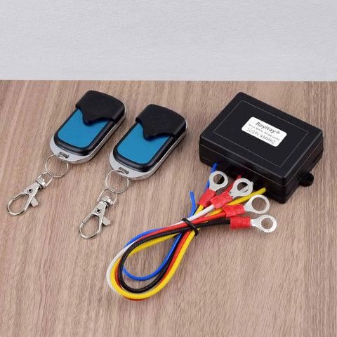 Wireless Winch Remote Control Kit For Car Truck Jeep ATV SUV 12V 24V Handset With Waterproof Receiver And 75 Feet Range components