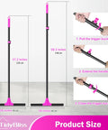 Heavy Duty Floor Squeegee With 18 Inch Wide Head And 58.3 Inch Telescoping Handle Rubber Foam Water Scraper dimensions and usage.
