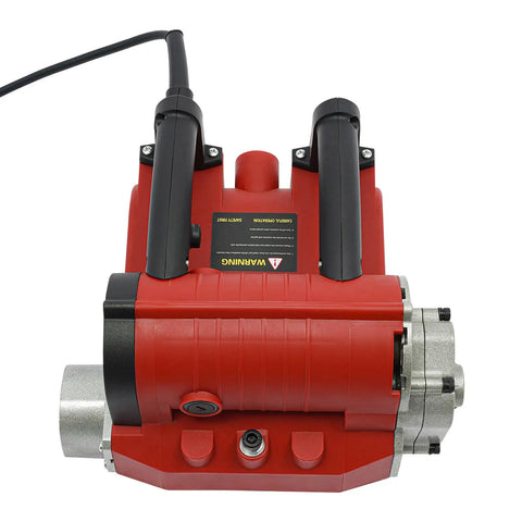 Handheld Electric Wall Planer Crushes Drywall And Plaster Tasks With A Beefy 4580 Watt Motor and precise depth dial top view.