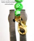 Crimping Pliers For Jewelry Making And Beading, Lightweight And Compact Crimp Cover Closer Tool securing beads and clasp