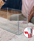 Aquarium lid with Two Piece Set Clear Acrylic Piano Hinge 300 Mm Long Continuous Hinge for Plexiglass Display