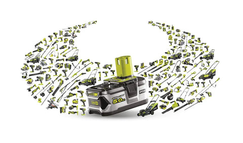 Pro Grade 18 Volt Cordless Grass Trimmer With Dual 2.0 Ah Batteries And Telescopic Handle among a variety of Ryobi tools.