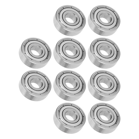 Stainless Steel High Speed Quiet Roller Skate Bearings For Skates Skateboards Longboards Inline And Electric Boards 7x19x6mm 10 Pcs