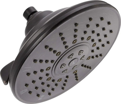 3 Spray Touch-Clean Shower Head In Venetian Bronze Finish, High-Pressure Full-Body Sprays, Easy-Clean Nozzles, front view