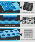Comparison image showcasing Heavy Duty Rv Leveling Blocks 12 Pack With Velcro Straps features versus inferior models.