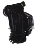 Front Left Driver Door Latch Assembly With Integrated Actuator Dead Nuts Direct Fit For Lexus IS LX NX RC RX Toyota Corolla Highlander Prius V Sienna Plus More, view showing integrated motor and black plastic material.
