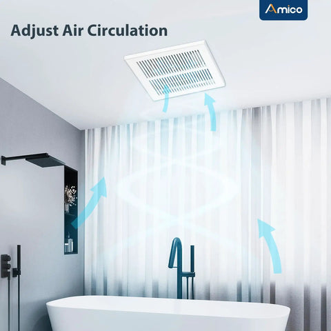 Whisper Quiet Bathroom Exhaust Fan With 80 CFM Airflow And 1.0 Sones For Sweet Moisture Control And A Super Smooth No Sweat Install On Ceilings Without Any Attic Access Needed