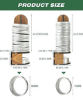 Kick The Lid Shuffle With Premium Solid Wood Mason Jar Organizer, 2 Pack Canning Rack showing dimensions and storage details.