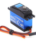 Ride Or Die Heavy Duty 35Kg Digital Metal Gear Servo 90 Degree 4 8V To 6V Aluminum Alloy Motor in blue with wires