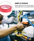 Packove 6Pcs Liquid Rubber Electrical Tape Waterproof, red tape applied for wiring in an electrical setup.