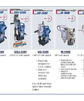 Heavy Duty Manual Feed Magnetic Drill With Beefy Horsepower Motor And Quick Reversing Shaft Made For Jetbroach Carbide Tipped Annular Cutters, various models displayed.