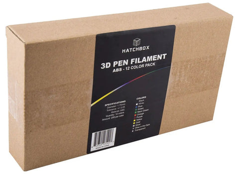 Smooth ABS 3D Pen Filament 1.75mm, Killer 12 Color Sampler Pack, 0.05mm Tolerance, 20 Ft Per Coil, High Precision Plastic Extrusion For Makers And Crafters With Creative Vibes That Hit Different