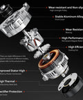 Exploded view of Plug And Play Alternator Replacement For Hyundai Elantra 2007 To 2012 2.0L L4, Kia Soul 2010 To 2011 2.0L component details