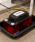 Automatic Condensate Pump With 22 Foot Lift And 20 Foot Three Eighth Inch Tubing For HVAC Equipment, 120 Volt, Removable Check Valve