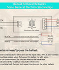 GX24Q 4 Pin LED PL Bulbs 12W Daylight 6000K 26W CFL Equivalent Ballast Bypass Wiring Diagram Instructions