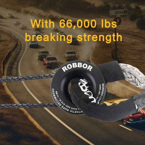 4 Inch Recovery Ring Made From T6 6061 Aircraft Grade Aluminum Heavy Duty Snatch Ring With 66,000 Lbs Break Strength in use