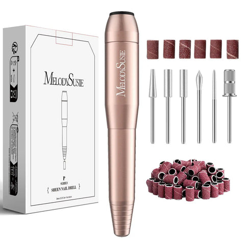 Pen Shaped USB Nail Drill Kit 20000 RPM Electric Nail File For Home Manicure Polishing Shaping Gel Removal Compact Portable Design Beginner Friendly All In One Nail Care Tool
