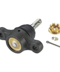 Front Lower Suspension Ball Joint For Hyundai Sonata Azera And Kia Amanti Rugged Heavy Duty Pivot Ball Joint Upgrade For Quiet Smooth Steering Precise Handling And Long Lasting Durability, black metal with cotter pin