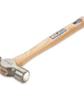 Sure Strike Ball Peen Hammer 16 Oz Beefy Heavy Duty Metalworking Tool with forged steel head and hickory wood handle