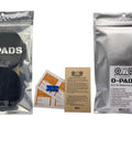 O-Pads Replacement Aerobar Arm Pads With Hook Sheet for triathlon bikes in packaging with instructions and product information